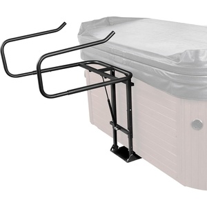 VEVOR Hot Tub Cover Lift, Height 31.5″-41.3″ Width 53″-92.5″ Adjustable, Installed at The Bottom on One Side, Suitable for Various Sizes of Rectangular Bathtubs, Hot Tubs, Spa, Black(Hydraulic – Underneath On One Sides – SCL-03A)