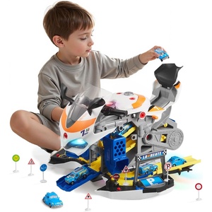 VEVOR Motorcycle Engine Toy, 25 Pieces, Motorcycle Mechanic Toy with Removable Parts, Lights & Sounds, Simulated Riding & Track Racing, Kids Mechanic Workshop Set for Toddler 3 Years and Up, Red(Yellow)
