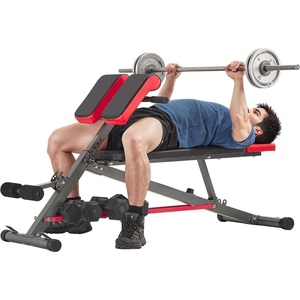 VEVOR Multi-Functional Weight Bench for Full Body Workout, Roman Chair Hyperextension Bench, 660 lbs Adjustable Extension Equipment for Back Arm Core Ab Workout, Sit Up Exercise Machine for Home Gym