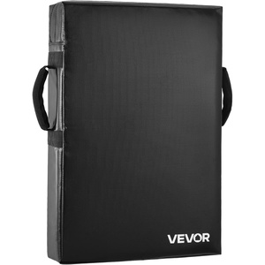VEVOR PVC Step Over Dummy, High-Density Sponge Blocking Pad Equipment, Heavy Duty Tackle Dummies with Handles, Great for Footwork Drills Sports Training Practice(Black)