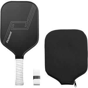 VEVOR Pickleball Paddle, T700 Carbon Fiber Surface & Honeycomb Core, Professional Pickleball Paddle with Increased Power & Control & Spin, Pro Pickle Ball Racket for Adults, Men & Women, Black