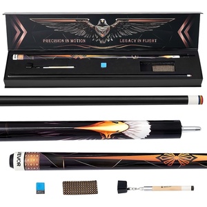 VEVOR Pool Cue, Pool Stick, 58 inch Billiard Pools Cue Stick with Multi-Layer Tip & ABS Connection Ring, Cues Sticks for Professional Pool Table, Bar, Home, Office(Canadian Maple Wood)