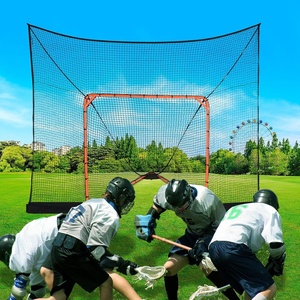 VEVOR Portable Lacrosse Goal – Complete Training Accessory Set with Extended Coverage for Youth and Adults(12′ x 9′ No Goal)