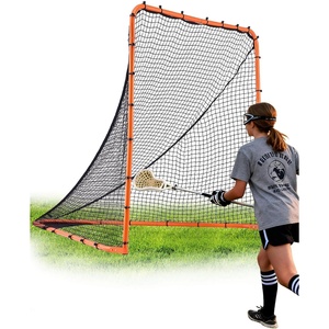 VEVOR Portable Lacrosse Goal – Complete Training Accessory Set with Extended Coverage for Youth and Adults(6′ x 6′ Folding Goal)