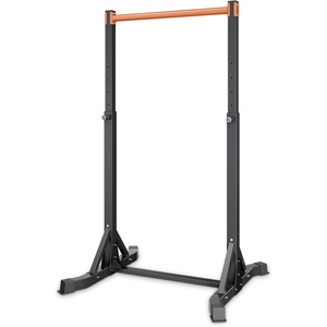 VEVOR Pull Up Bar, 330LBS Capacity Portable Pullup Bar Station, Pullup Bars Free Standing with H-Frame Structure & Heavy-Duty Steel Tube, 8 Level Height Adjustment Gravity Fitness for Arms Back Chest