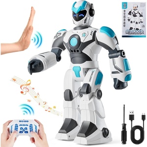 VEVOR RC Robot Toys for Kids, Gesture Sensing Programmable Remote Control Smart Robot, Interactive Walking Singing Dancing Robot for Age 6+ Year Old Boys Girls Birthday Gift Present(RC Robot)