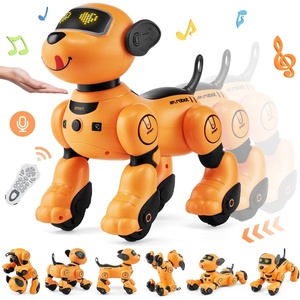 VEVOR Remote Control Robot Dog Toy, 2.4GHz RC Dog Programmable Smart Interactive Robotic Pet for Kids with Follow Function, Touch & Voice Control, Singing Dancing RC Stunt Toy for Age 3+ Boys Girls(Robot Dog)