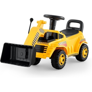 VEVOR Ride On Toddler Push Car, Push Car for Toddler 19 to 36 Months, Kids Ride On Toy with Horn & Music, 48.5 lbs Load Capacity, Under-seat Storage, Foot-to-Floor Walker for Toddlers Boys Girls(Yellow)