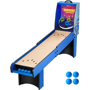 VEVOR Roll and Score Classic Arcade GameTable, Sky Ball Table Machine, LED ElectronicScorer & Track Lighting, Sound, Automatic BallReturn, Home Recreation Game Room(8′)