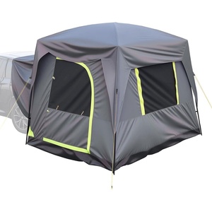 VEVOR SUV or Pickup Truck Camping Tents, Waterproof Double Layer Design with Carry Bag, Accommodates 2-9 Persons for Outdoor Activities(10 x 8 ft)