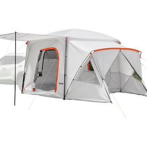 VEVOR SUV or Pickup Truck Camping Tents, Waterproof Double Layer Design with Carry Bag, Accommodates 2-9 Persons for Outdoor Activities(13 x 10 ft)