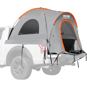 VEVOR SUV or Pickup Truck Camping Tents, Waterproof Double Layer Design with Carry Bag, Accommodates 2-9 Persons for Outdoor Activities(5.5-6 ft)