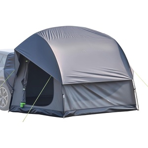 VEVOR SUV or Pickup Truck Camping Tents, Waterproof Double Layer Design with Carry Bag, Accommodates 2-9 Persons for Outdoor Activities(8 x 8 ft Dark Blue)