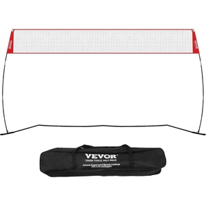 VEVOR Volleyball Training Net System,8 * 11/12 * 11ft/Pitching Practice/Spiking Practice/14 Net,Portable Net Station, Easy Setup Indoor Outdoor Target Net for Serving Spiking Setting(14″ Net)