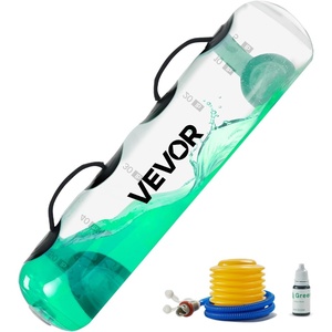 VEVOR Water Weights Aqua Bag, Large Aqua Bags for Workout, Adjustable Portable Stability Fitness & Full Body Exercise Equipment, for Strength Core and Balance Training, Home Gym Exercise, Clear(70 lbs)