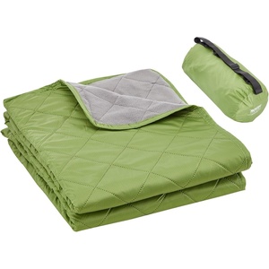 VEVOR Wool Camping Blanket, Large Warm Stadium Blanket, Flame Retardant, Great for Outdoors, Picnics, Hiking, Sports Events, Travel, Car & Bushcraft Survival Kits, 64″ x 88″, Light Grey Wool Blankets(Bicolor)