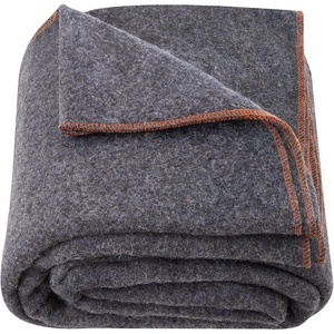 VEVOR Wool Camping Blanket, Large Warm Stadium Blanket, Flame Retardant, Great for Outdoors, Picnics, Hiking, Sports Events, Travel, Car & Bushcraft Survival Kits, 64″ x 88″, Light Grey Wool Blankets(Grey)