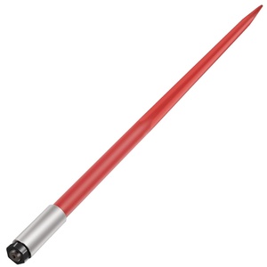 Vevor Hay Spear 39″ Bale Spear 3600 lbs Capacity, Bale Spike Quick Attach Square Hay Bale Spears 1 3/4″, Black Coated Bale Forks, Bale Hay Spike with Hex Nut and Sleeve for Buckets Tractors Loaders(49″)