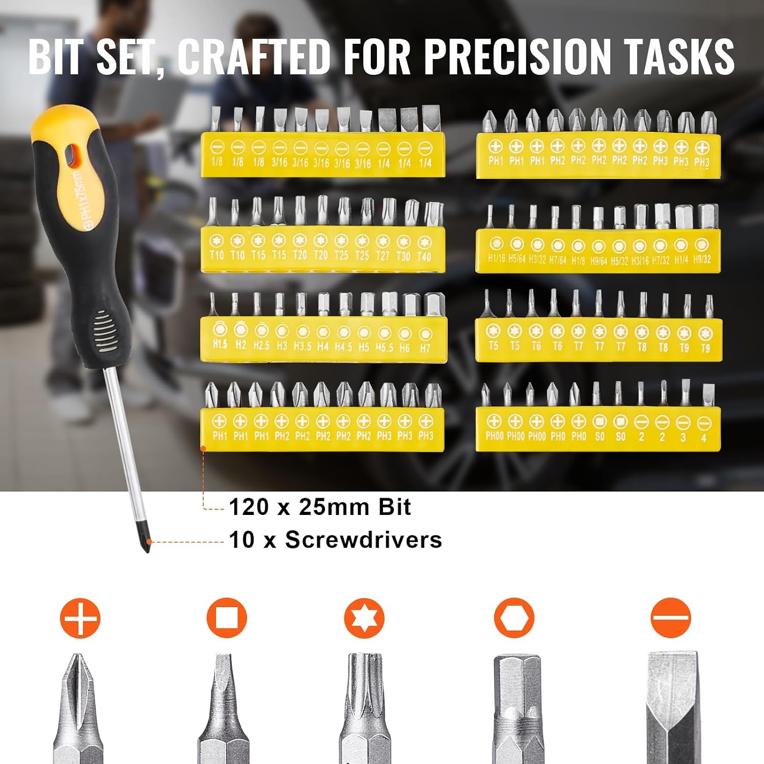 image:imageVEVOR 297 PCS Mechanic Tool Set with 4Drawer Tool Box 14 38 12 Drive SAE amp Metric Socket Set Car and Motorcycle Tool Kit with Combination Wrenches Bits Ratchets Spark Plug Sockets1438
