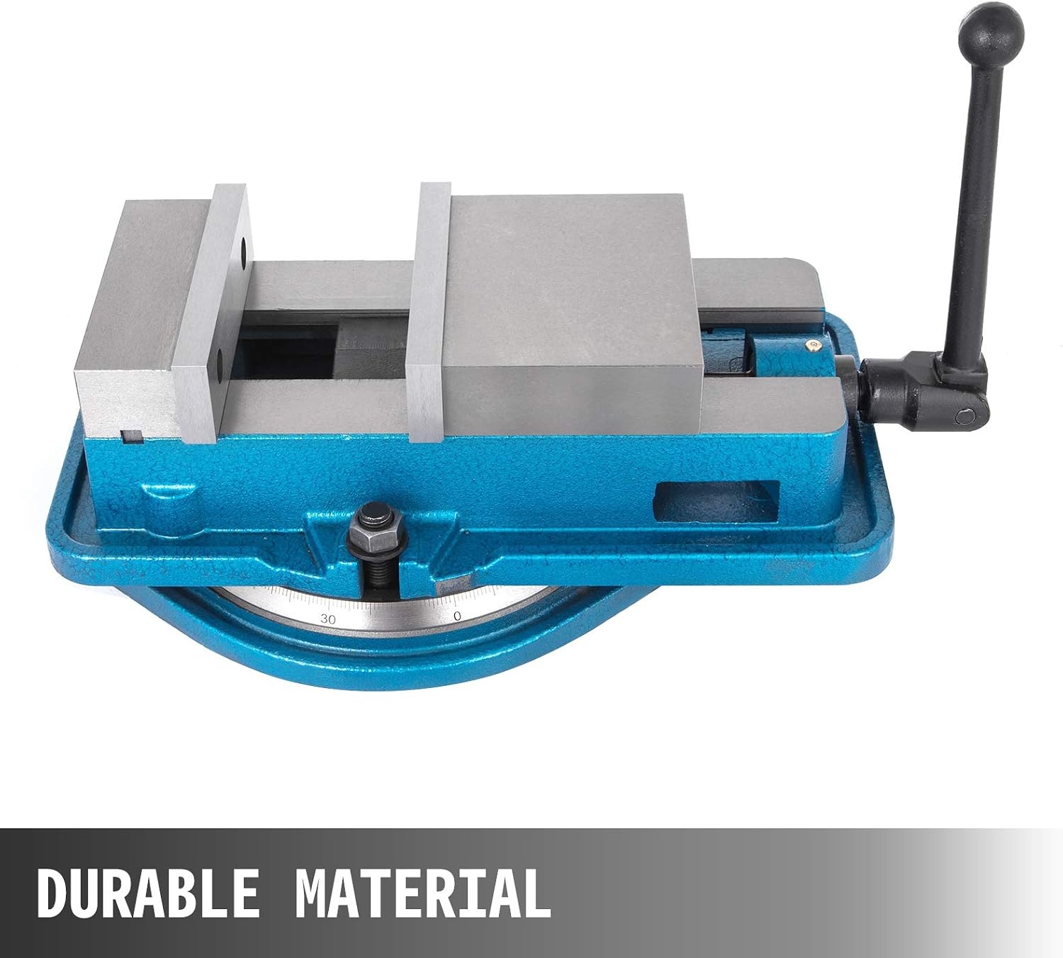 image:imageVEVOR 5 Inch ACCU Lock Down Vise Precision Milling Vice 5 Inch Jaw Width Drill Press Vise Milling Drilling Machine Bench Clamp Clamping Vice with 360 Degree Swiveling Base CNC Vise6 Inch