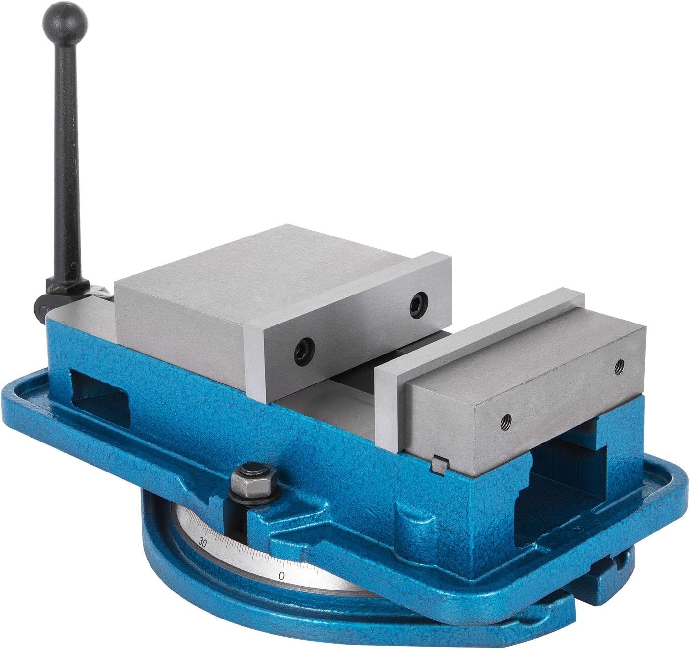 image:imageVEVOR 5 Inch ACCU Lock Down Vise Precision Milling Vice 5 Inch Jaw Width Drill Press Vise Milling Drilling Machine Bench Clamp Clamping Vice with 360 Degree Swiveling Base CNC Vise6 Inch