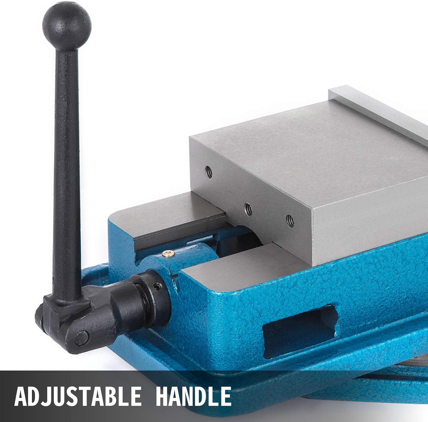 image:imageVEVOR 5 Inch ACCU Lock Down Vise Precision Milling Vice 5 Inch Jaw Width Drill Press Vise Milling Drilling Machine Bench Clamp Clamping Vice with 360 Degree Swiveling Base CNC Vise6 Inch