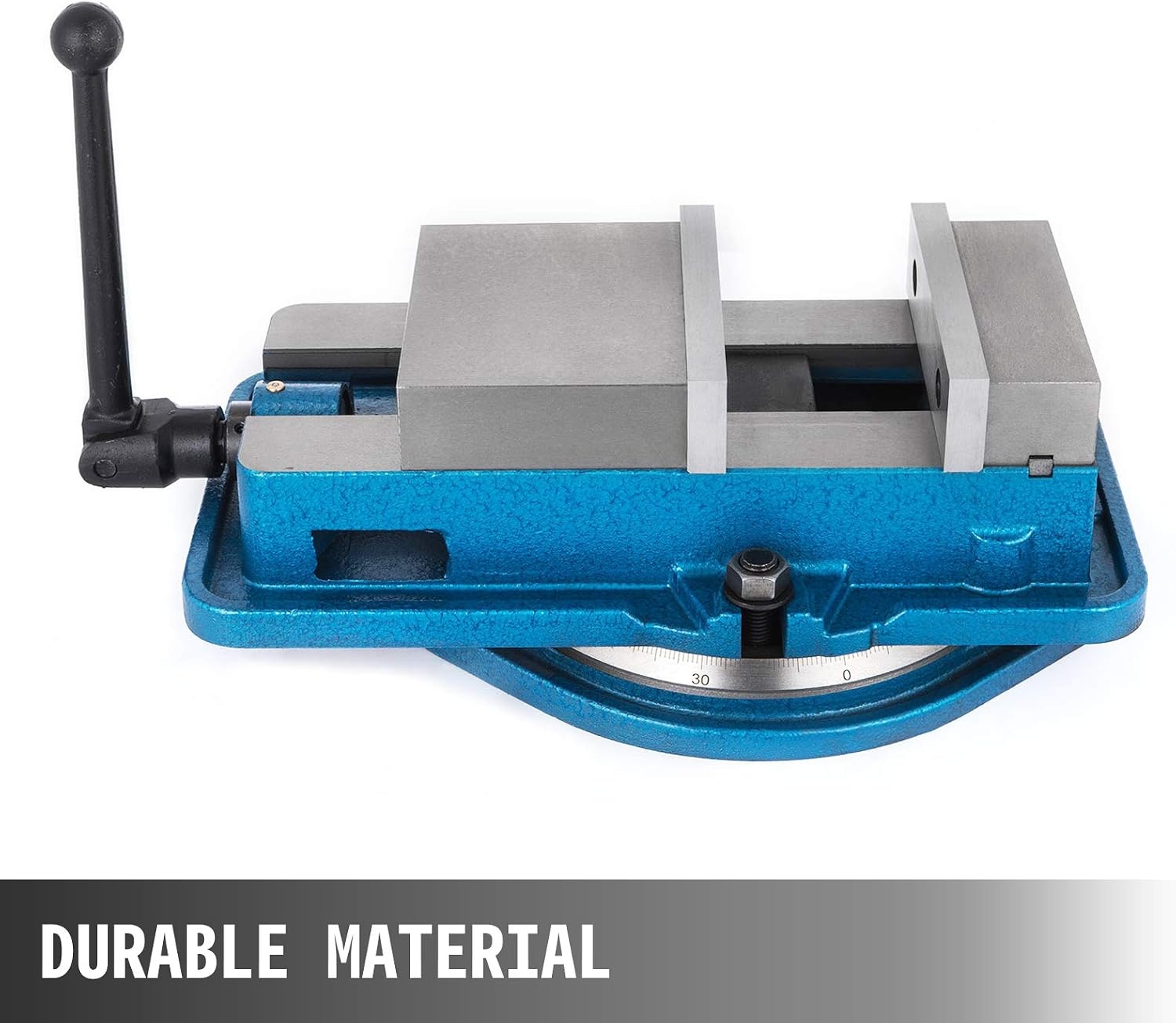 image:imageVEVOR 5 Inch ACCU Lock Down Vise Precision Milling Vice 5 Inch Jaw Width Drill Press Vise Milling Drilling Machine Bench Clamp Clamping Vice with 360 Degree Swiveling Base CNC Vise3 Inch