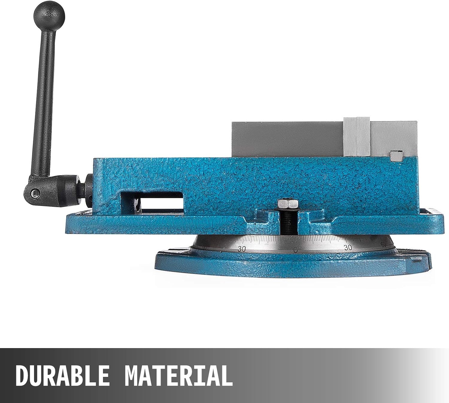 image:imageVEVOR 5 Inch ACCU Lock Down Vise Precision Milling Vice 5 Inch Jaw Width Drill Press Vise Milling Drilling Machine Bench Clamp Clamping Vice with 360 Degree Swiveling Base CNC Vise4 Inch