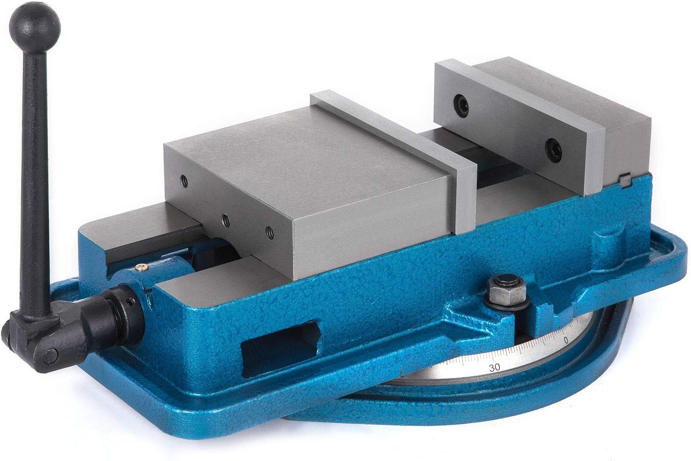 image:imageVEVOR 5 Inch ACCU Lock Down Vise Precision Milling Vice 5 Inch Jaw Width Drill Press Vise Milling Drilling Machine Bench Clamp Clamping Vice with 360 Degree Swiveling Base CNC Vise6 Inch