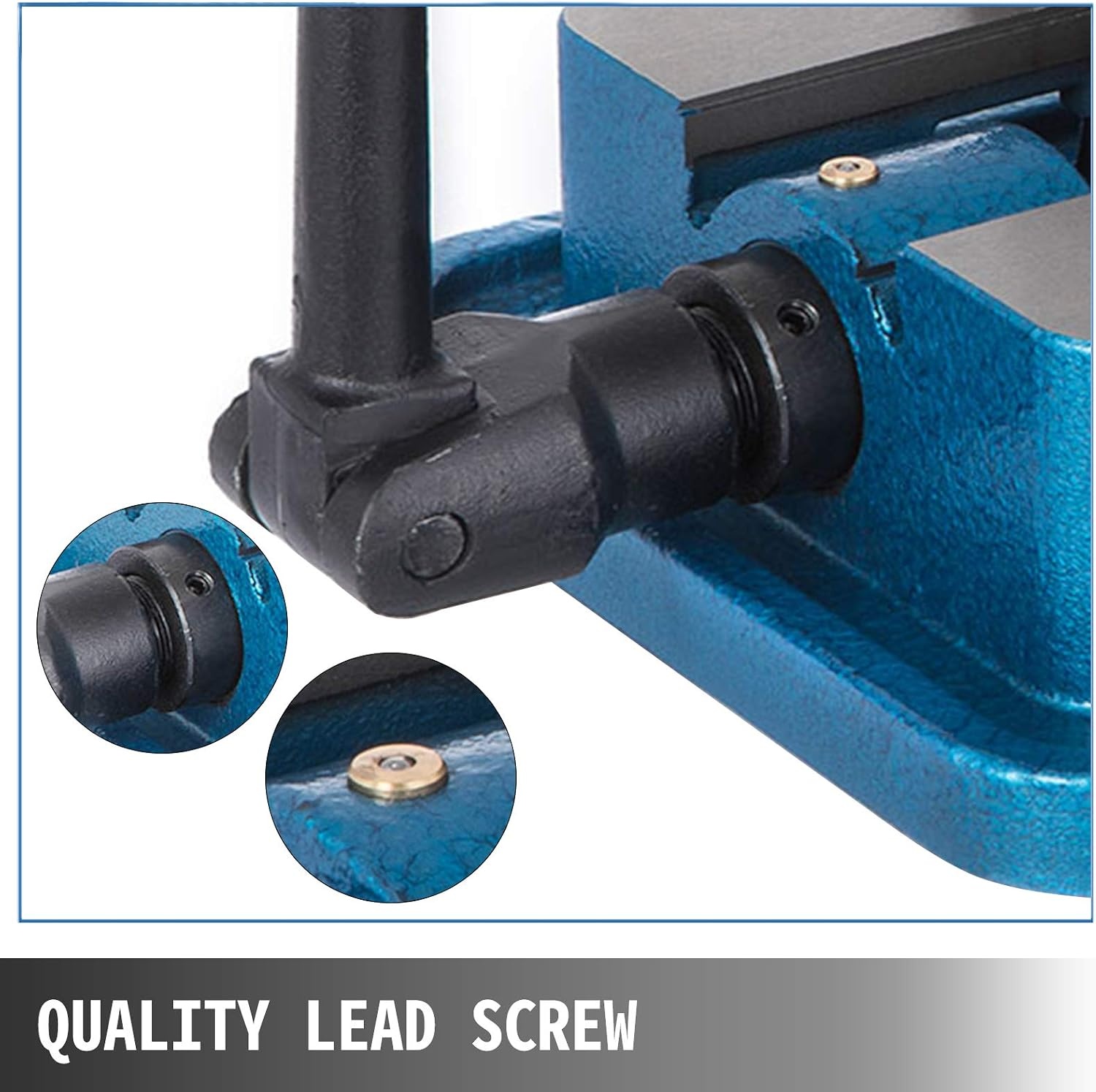 image:imageVEVOR 5 Inch ACCU Lock Down Vise Precision Milling Vice 5 Inch Jaw Width Drill Press Vise Milling Drilling Machine Bench Clamp Clamping Vice with 360 Degree Swiveling Base CNC Vise3 Inch