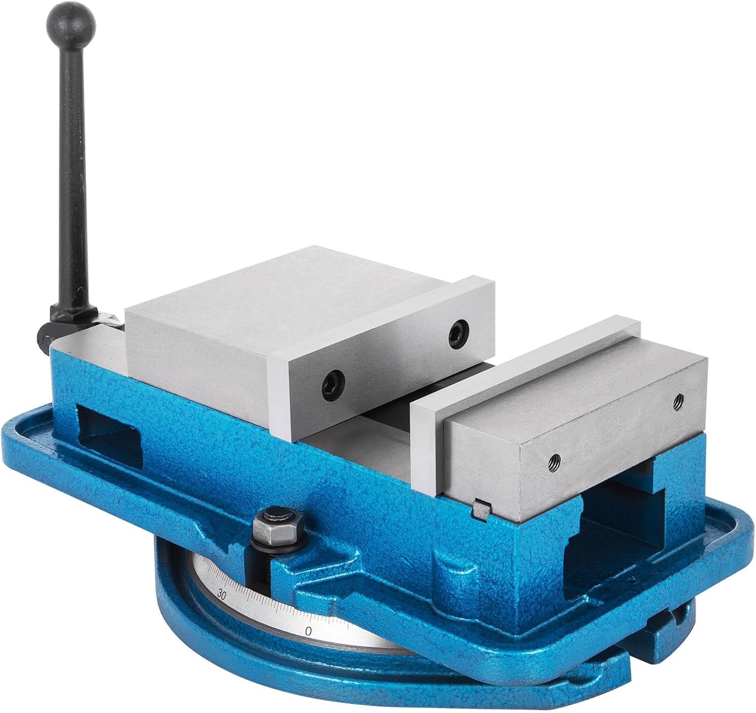 image:imageVEVOR 5 Inch ACCU Lock Down Vise Precision Milling Vice 5 Inch Jaw Width Drill Press Vise Milling Drilling Machine Bench Clamp Clamping Vice with 360 Degree Swiveling Base CNC Vise3 Inch