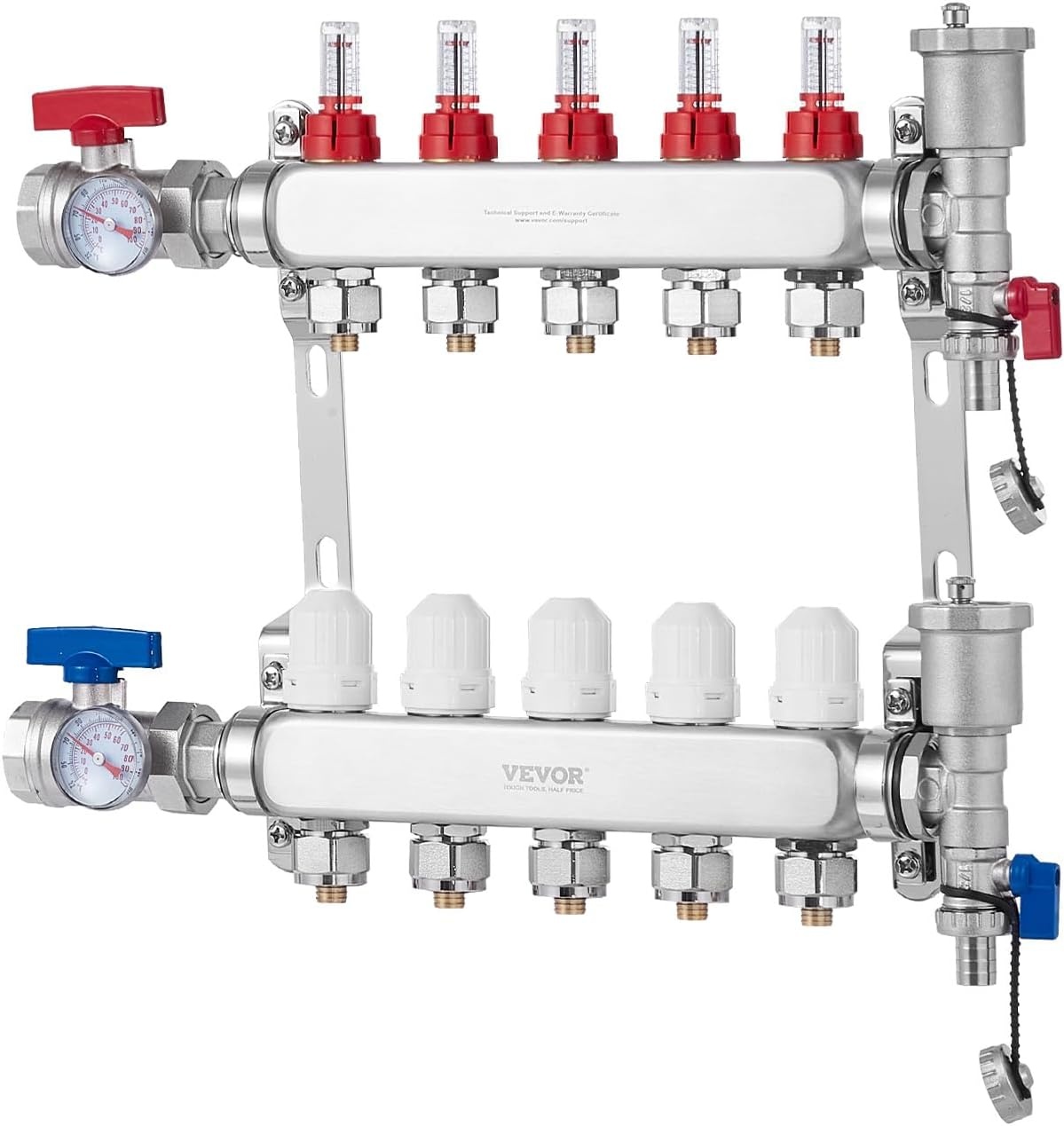 image:imageVEVOR 5Branch Radiant Heat Manifold5