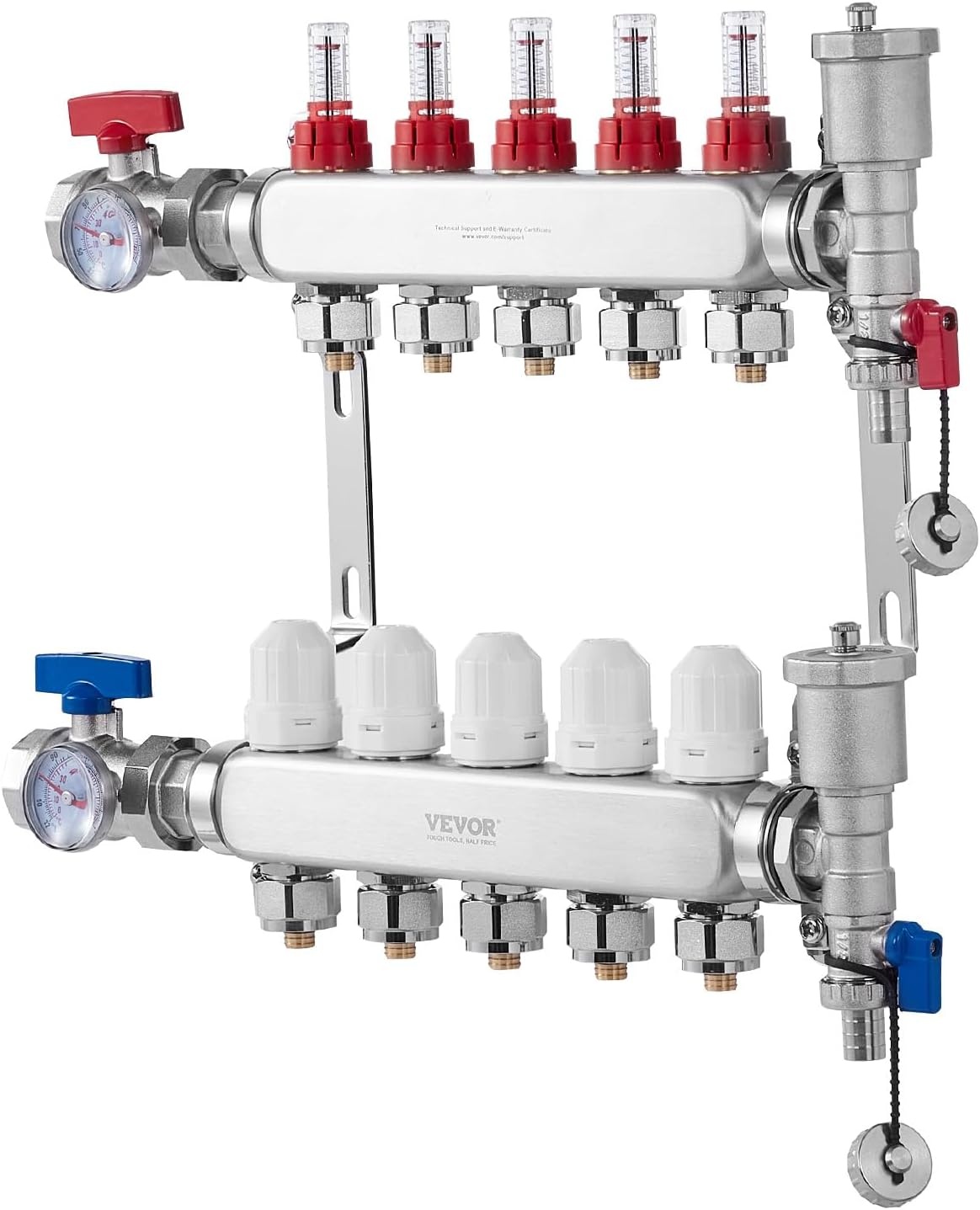 image:imageVEVOR 5Branch Radiant Heat Manifold5