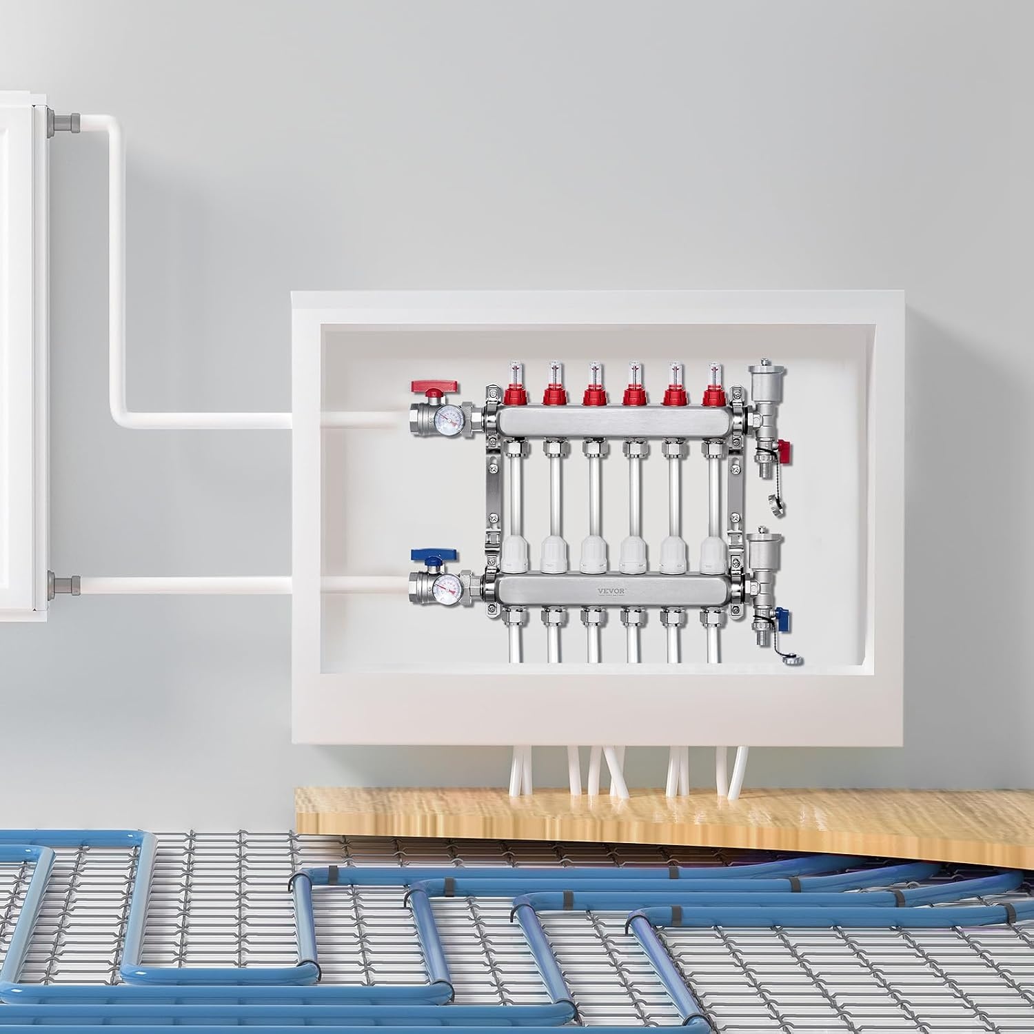 image:imageVEVOR 5Branch Radiant Heat Manifold6