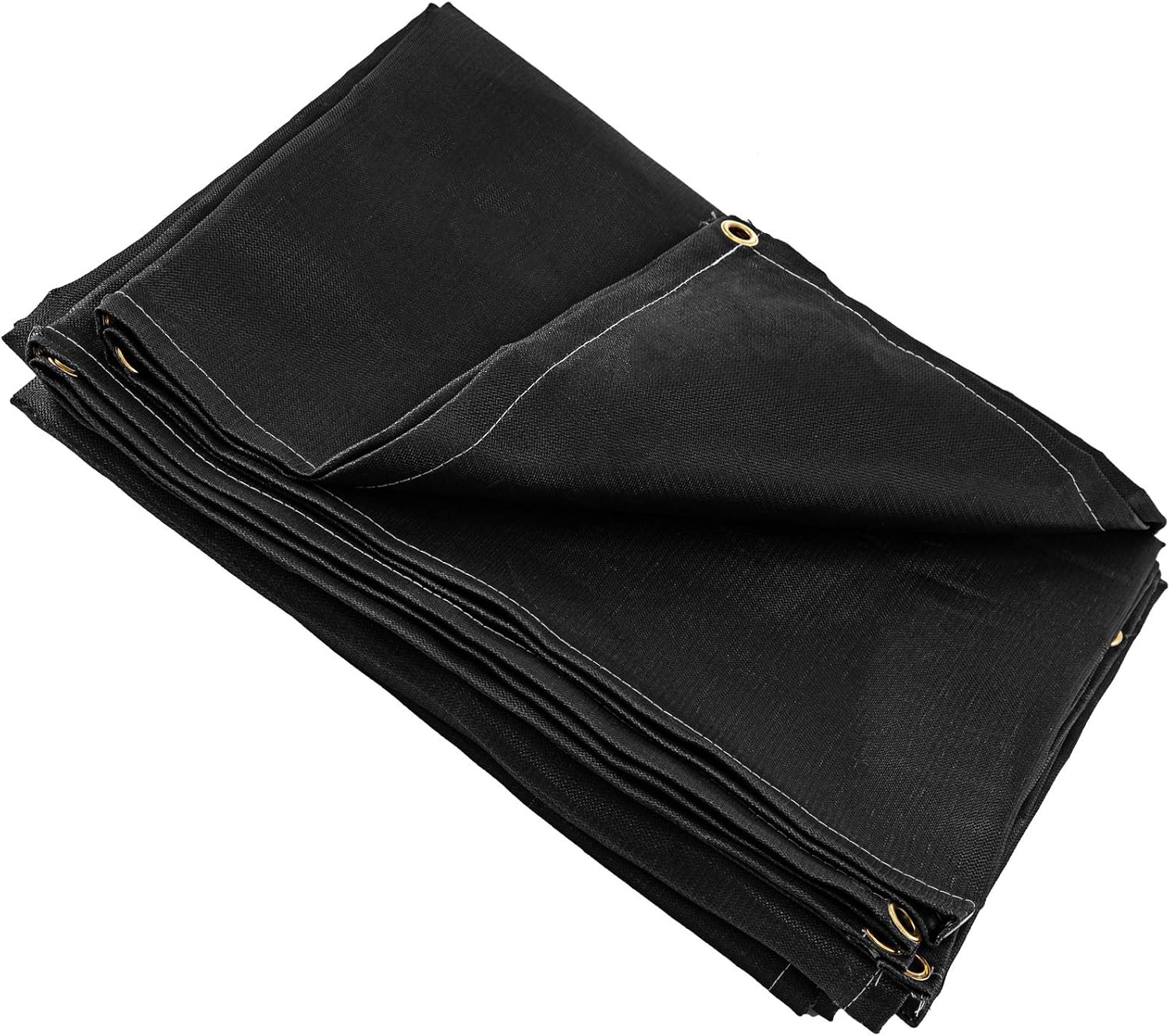 image:imageVEVOR 6 x 10 Ft Welding Blanket Black Fiberglass Blanket Portable Fiberglass Fire Retardant Blanket Welding Mat Welding Fireproof Thermal Resistant Insulation With Carry Bag6 x 10 Ft