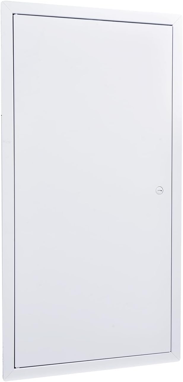 image:imageVEVOR Access Panel for Drywall 133 x 133 in Galvanized Steel Access Door Easy Install Hinged Service Panel with Screwdriver Latch for Ceiling Plumbing Electrical 124 x 124 in Cutout Size White14x29inch