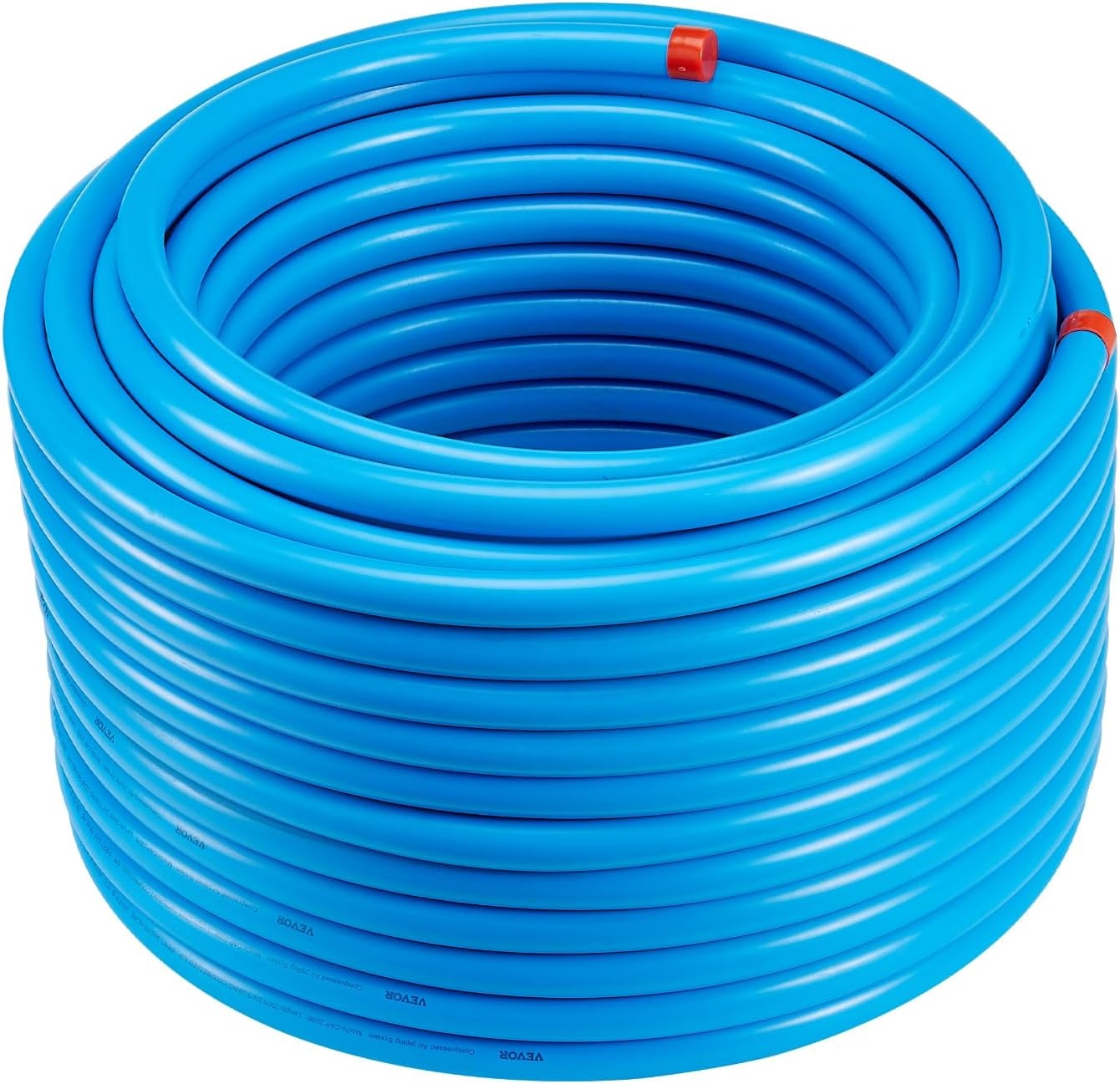 image:imageVEVOR Air Compressor Line Kit 300FT x 34 HDPEAluminum Compressed Air Piping System LeakProof PressureResistant amp EasytoInstall Compressed Air Line Tubing Kit for Garages Workshops BlueBlue