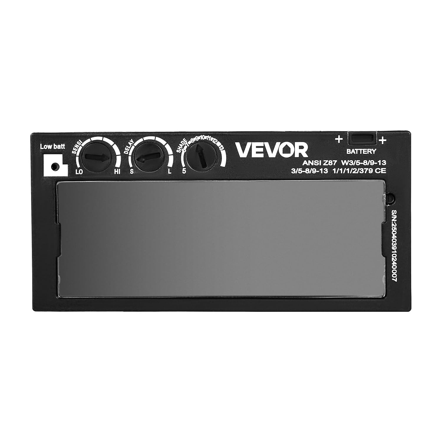 image:imageVEVOR Auto Darkening Welding Lens 425 x 2 Shade 513 Adjustable True Color Welding Lens with Dual Arc Sensors amp Gold Coating Compatible with Most Welding Helmets for TIG MIG MMA Applications