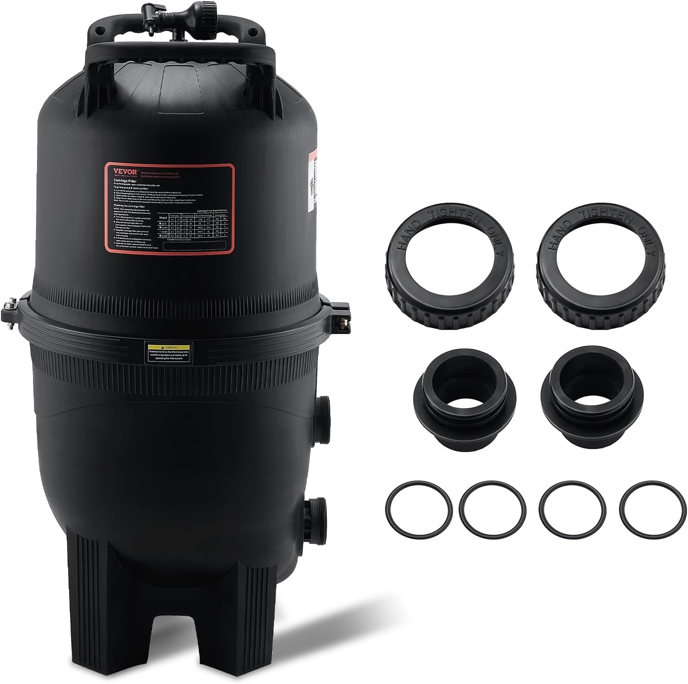 image:imageVEVOR CC150 Pool Filter Cartridge Replacement for Pentair Clean amp Clear 150 Replace Pleatco PAP150 Pentair R173216 Unicel C9415 150 sqftL x OD31 18 x10 116Cartridge Tank Element