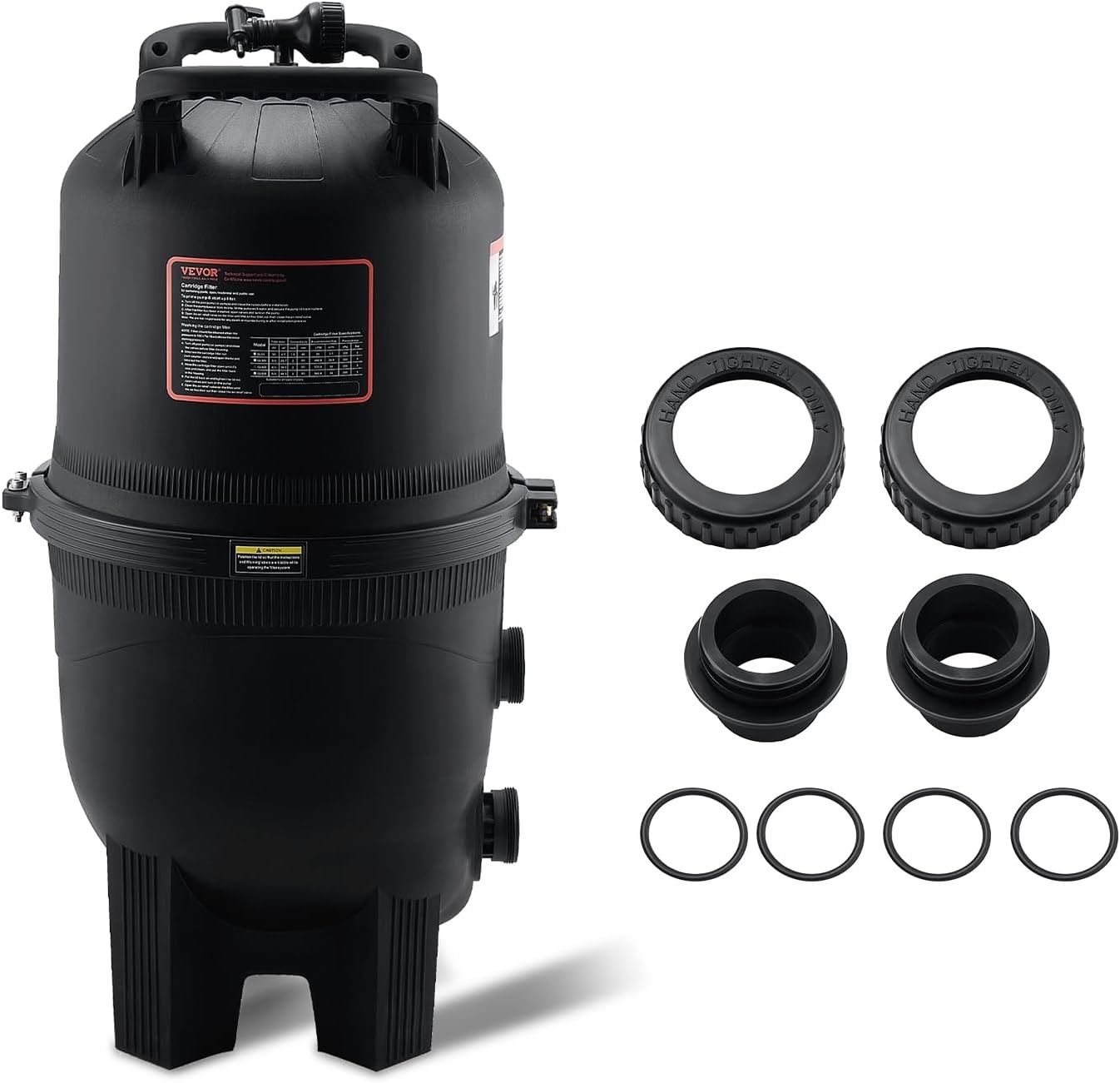 image:imageVEVOR CC150 Pool Filter Cartridge Replacement for Pentair Clean amp Clear 150 Replace Pleatco PAP150 Pentair R173216 Unicel C9415 150 sqftL x OD31 18 x10 116Cartridge Tank Element