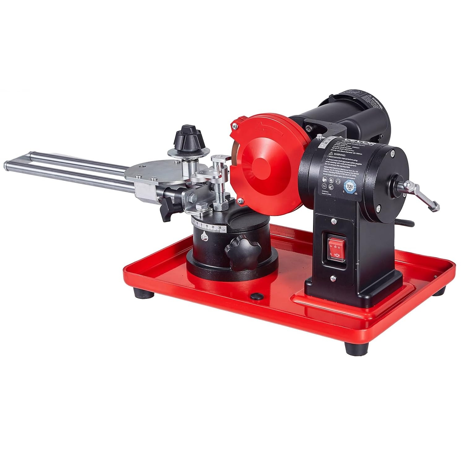 image:imageVEVOR Circular Saw Blade Sharpener 140W 3800RPM Electric Saw Blade Sharpening Machine with 4 Ceramic amp Diamond Grinding Wheels Fits 35 to 157 Diameter Circular Saw Blades28 x 16 x 10 in