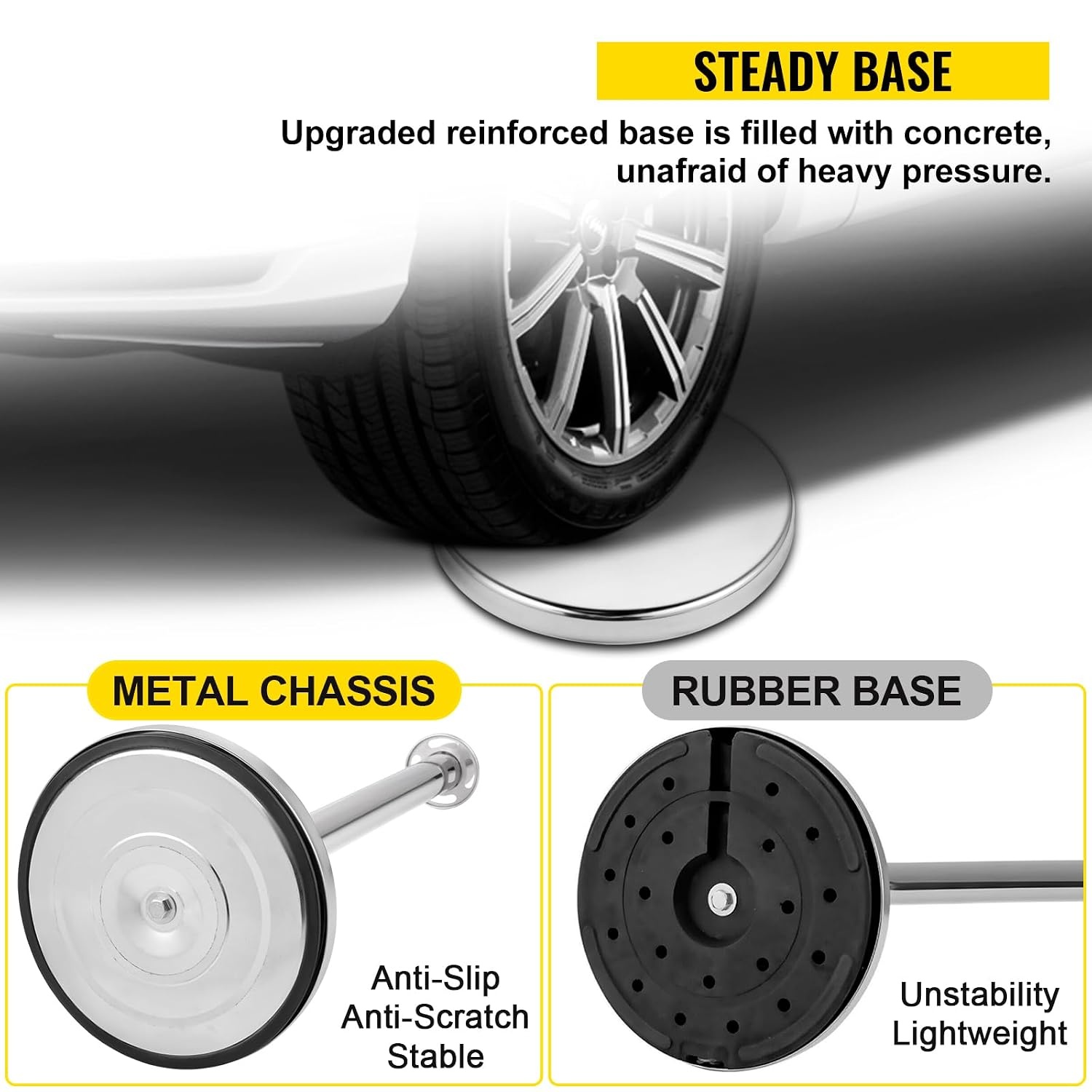 image:imageVEVOR Crowd Control Stanchion Set of 2 Pieces Stanchion Set Stanchion Set with 5 ft15 m Black Velvet Rope Silver Crowd Control Barrier wSturdy Concrete and Metal Base Easy Connect AssemblyBlack Rope