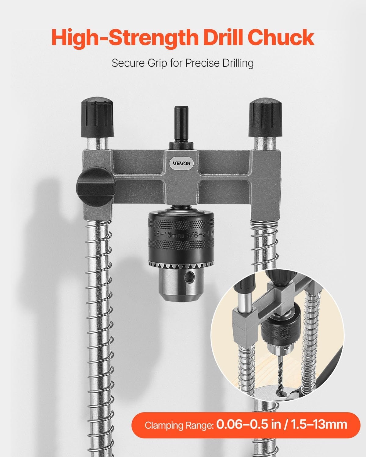 image:imageVEVOR Drill Guide 3045 90 Degree Angle 4 Sizes Portable Precision Drilling Guide Jig for Drilling Angled or Horizontal Holes Aluminum Alloy for Deck Cable Railing Wood Post Stair HandrailUltra