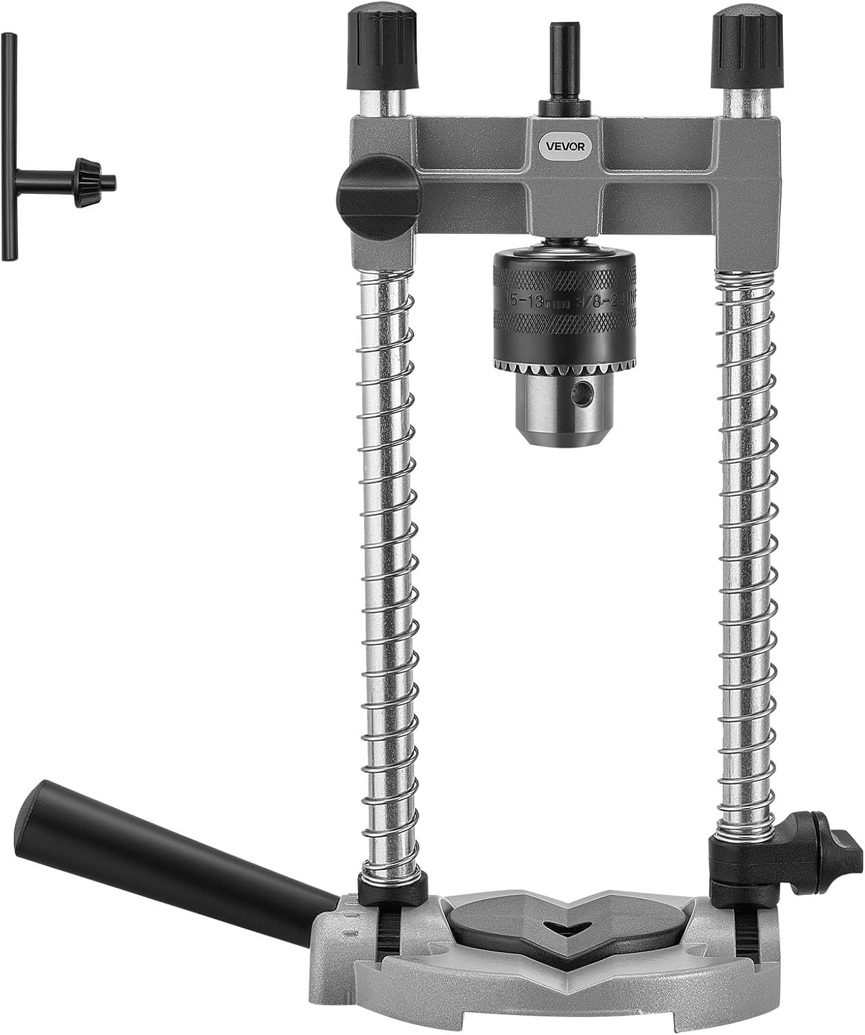 image:imageVEVOR Drill Guide 3045 90 Degree Angle 4 Sizes Portable Precision Drilling Guide Jig for Drilling Angled or Horizontal Holes Aluminum Alloy for Deck Cable Railing Wood Post Stair HandrailUltra