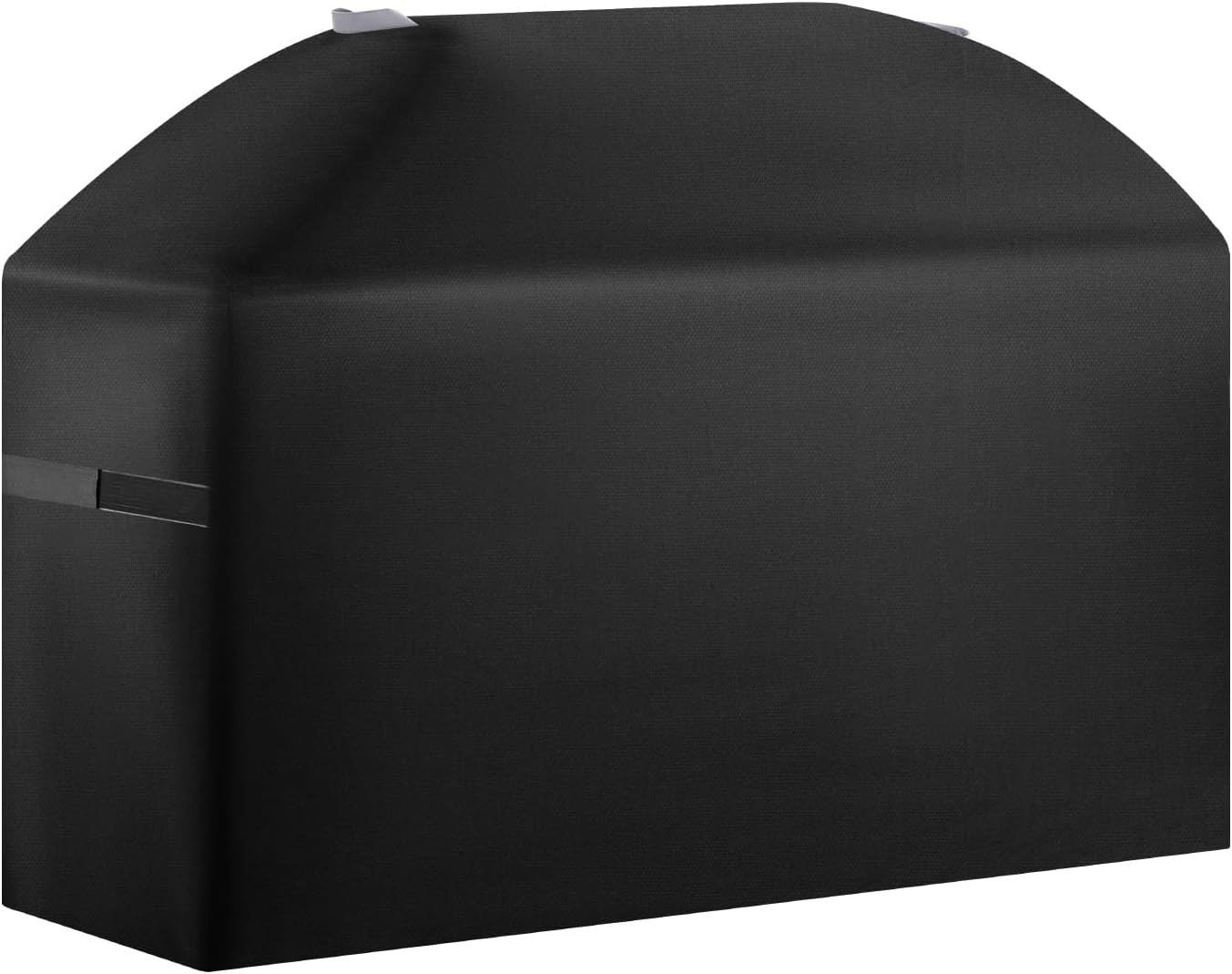 image:imageVEVOR Grill Cover 58 inch BBQ Covers for Outdoor Grills Waterproof Fade Resistant Weather Resistant Heavy Duty 600D Polyester Easy OnOff with HookandLoop Straps Black63inch