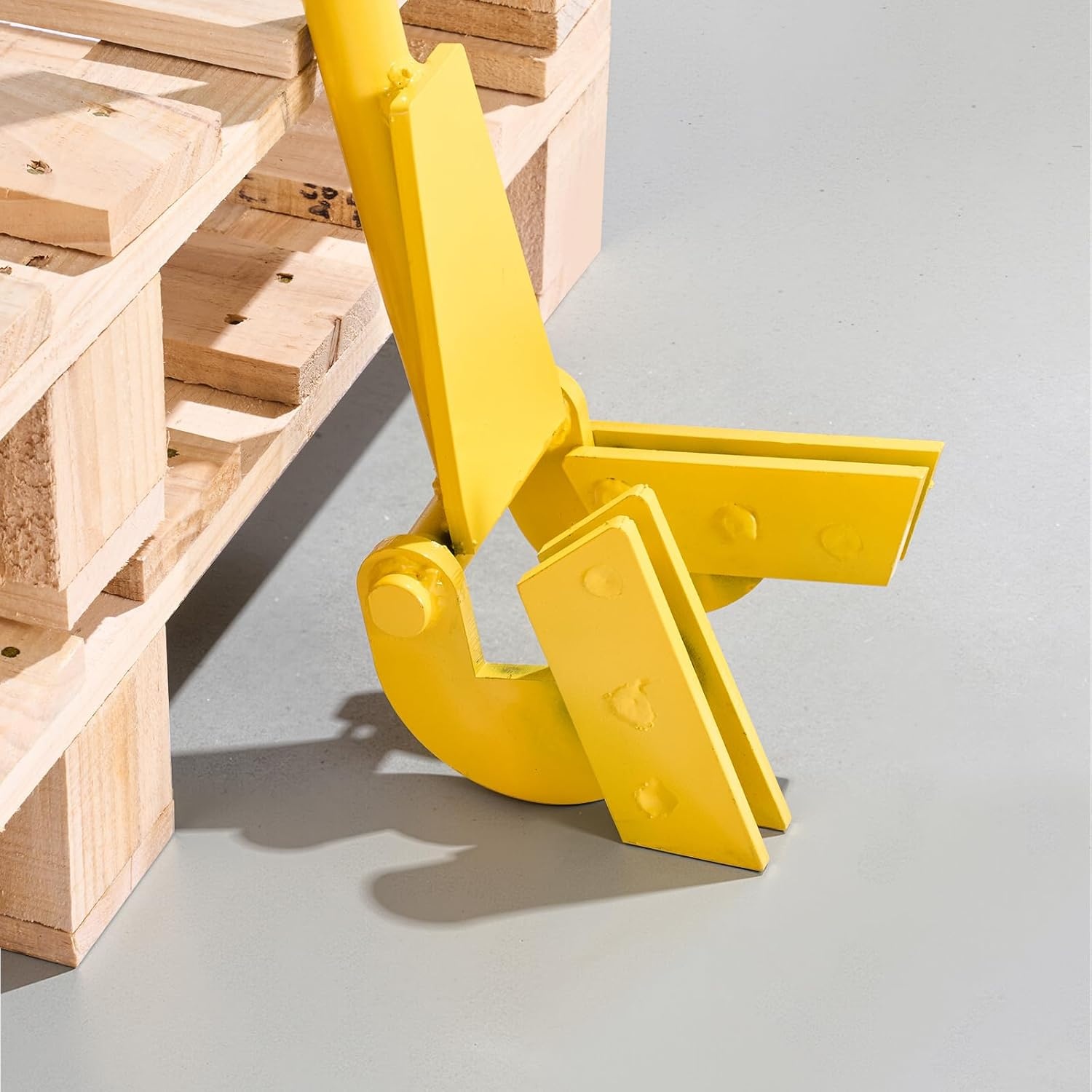 image:imageVEVOR Pallet Buster Too with 45 Carbon Steel Handle Heavy Duty Wrecking Pry Bar Articulating Head Deck Board Removal Tool for NonDamaging Wooden Pallet amp Deck Removal41 Long Handle