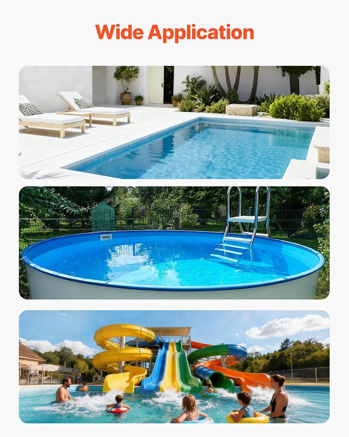 image:imageVEVOR Sand Filter 24Inch 65 GPM Above Inground Swimming Pool Sand Filter System with 7Way MultiPort Valve Backwash Rinse Recirculate Waste Winter Closed Modes for Above In Ground Pools24Inch  65 GPM