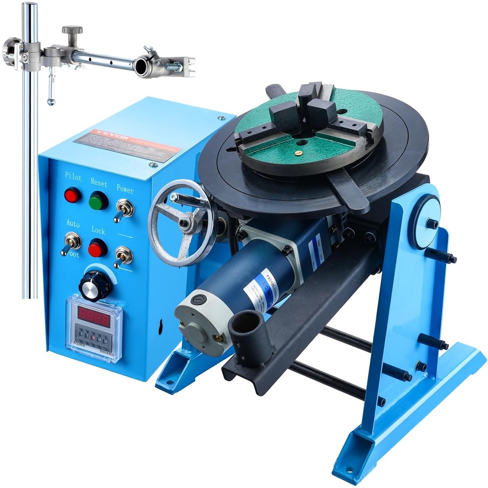 image:imageVEVOR 110V Linkage Roller for Welding Supports 1000KG2205LBS Speed 801600 mmmin Adjustable Diameter 251400mm Includes Rotary Positioner amp Torch Stand for Enhanced Welding Efficiency50KG