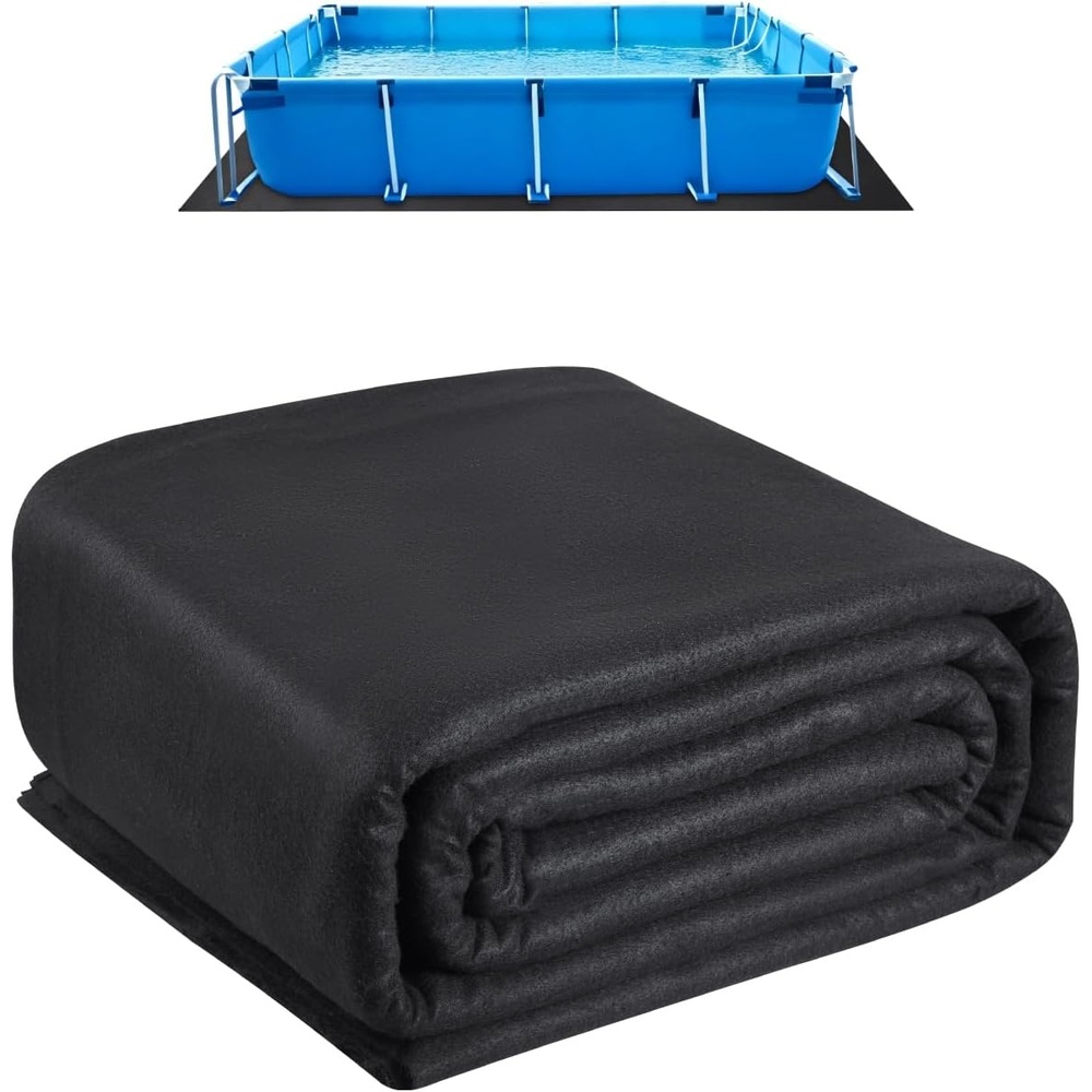 image:imageVEVOR 15 x 30 Oval Pool Liner Pad for Above Ground Pool Pool Pad Mat for Above Ground Swimming Pools Prevents Punctures Recycled Geotextile Material Extend Liner LifeRectangle