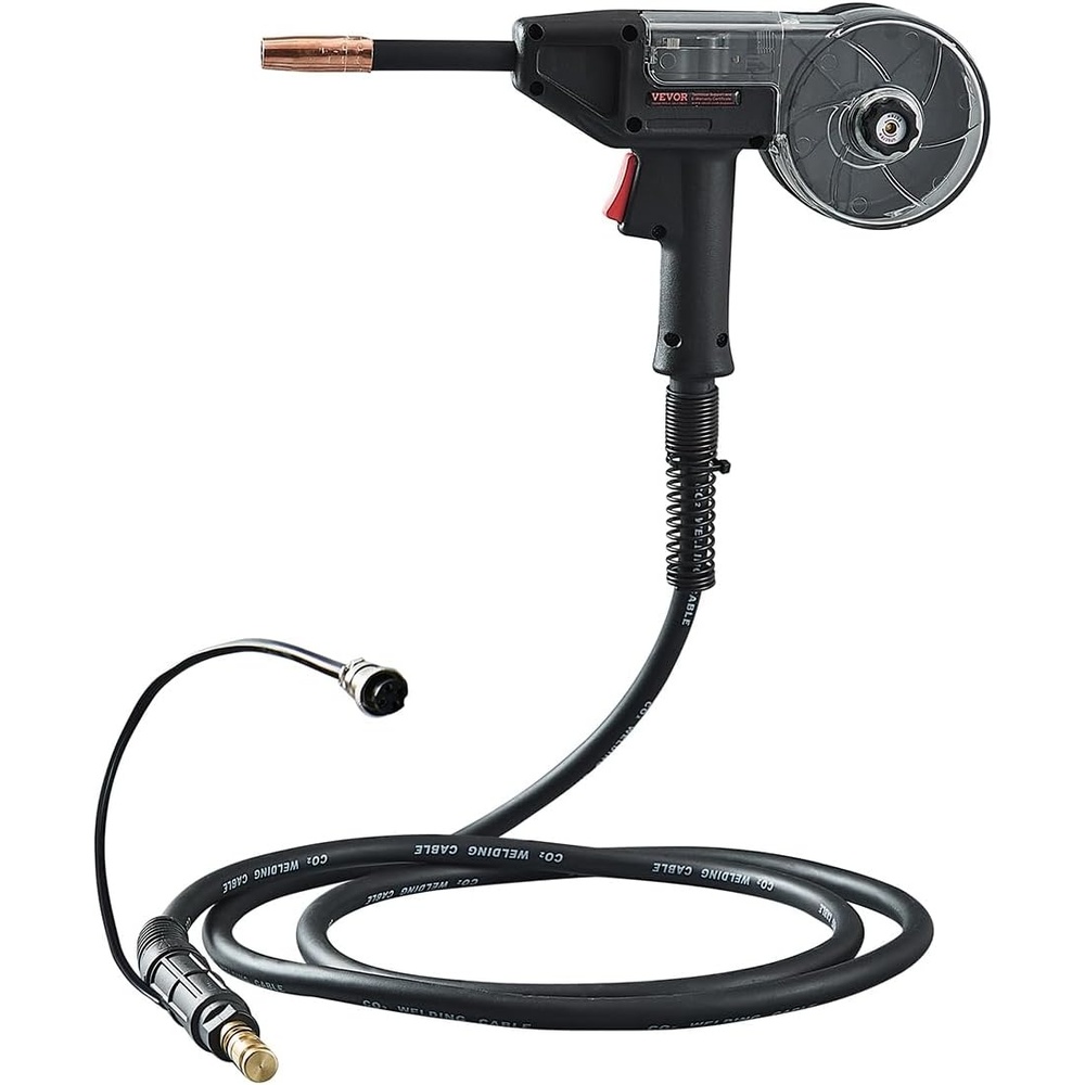 image:imageVEVOR 200Amp Spool Gun with 10FT Cable Compatible with W Weldpro MlG200GDsv200 and MIG155GD Welders Suitable for 0030 and 0035 Flux CoreSolidAluminum Welding Wires